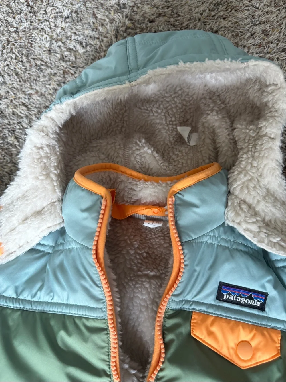 Patagonia Toddler Reversible Tribbles Jacket 2T